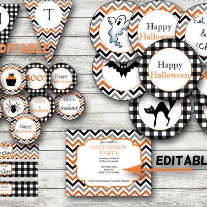Halloween Party Package printable- ..