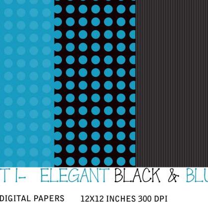 Set 001 - Elegant Digital Paper, Geometric..