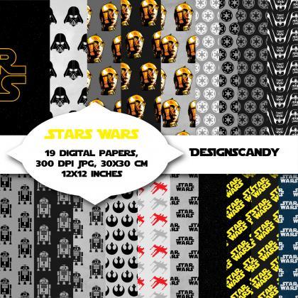 Star Wars Inspired Digital Paper